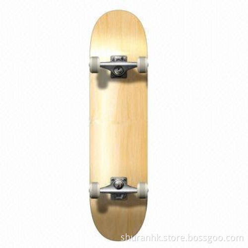 Skateboard, Made of Chinese Maple, 50 x 30mm PVC Wheel, Aluminum Truck and Base